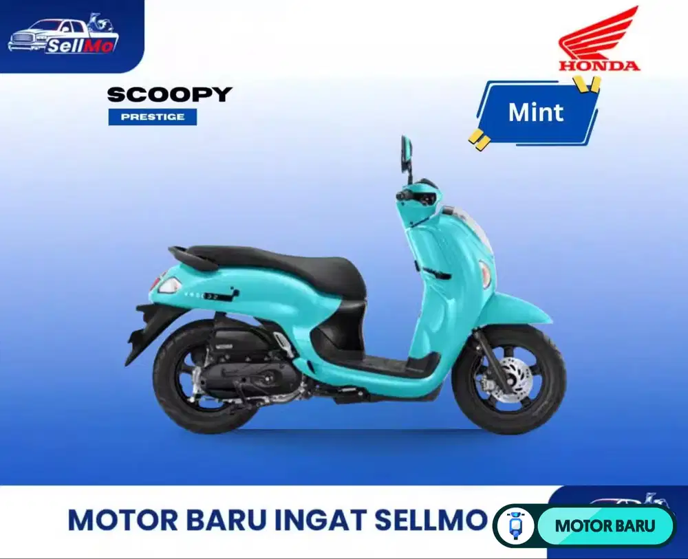 PROMO MOTOR BARU HONDA SCOOPY FASHION DAN SCOOPY PRESTIGE STYLISH