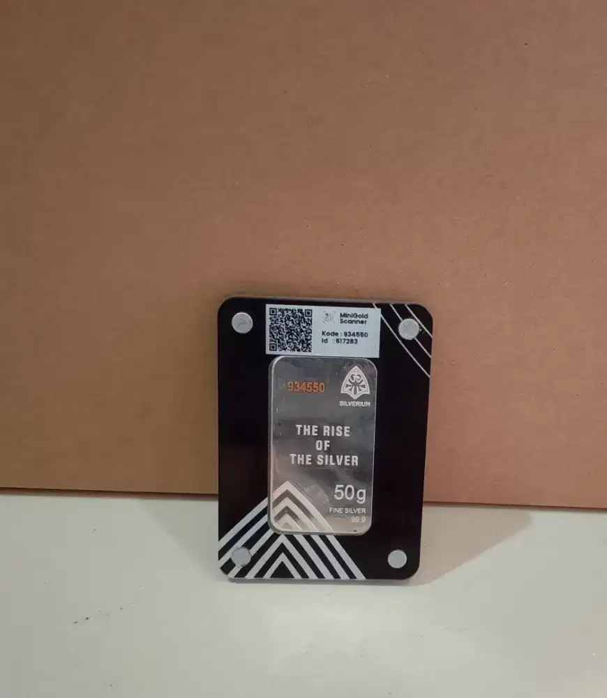 Perak batangan silverium 50 gr 99,9