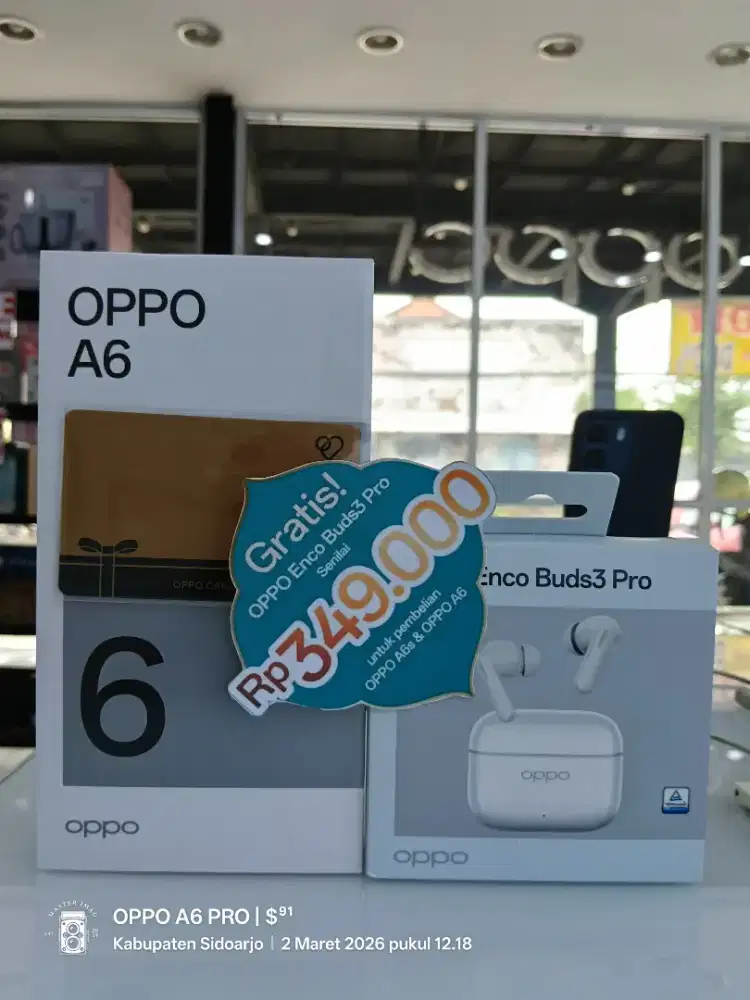 OPPO A6 FREE ENCO BUDS3 PRO + OPPO CARE