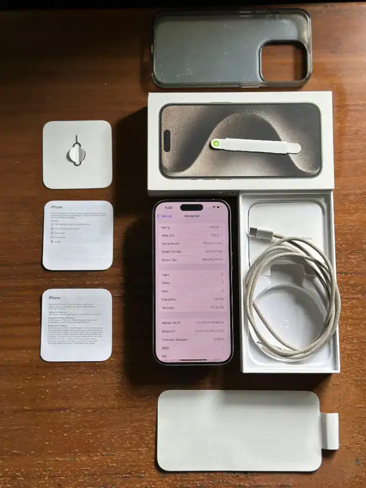 Iphone 15 pro 128gb resmi ibox pa/a