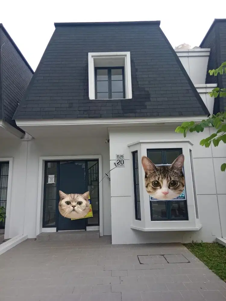 Disewakan Rumah Citra Garden Bintaro 2KT/2KM, Ada AC, Bangunan Baru