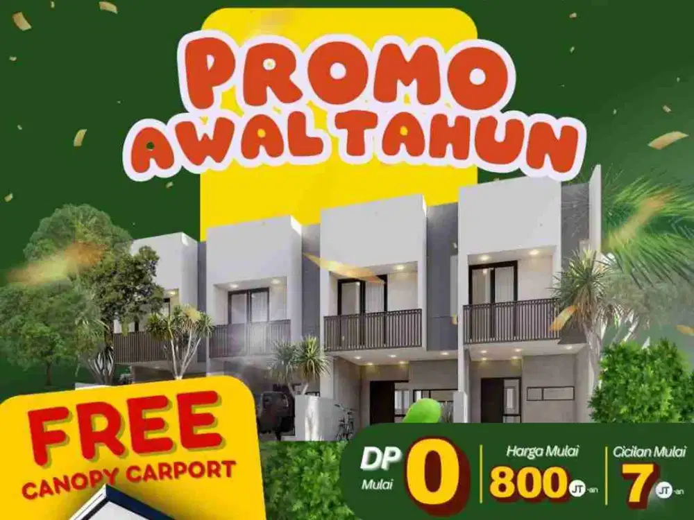 HOT Dijual Rumah Baru SIAP HUNI 2 Lantai Townhouse Bisa KPR Ciracas Kota Jakarta Timur