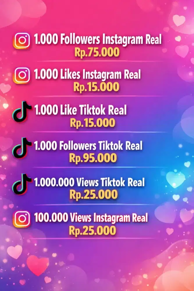 Layanan sosmed indonesia