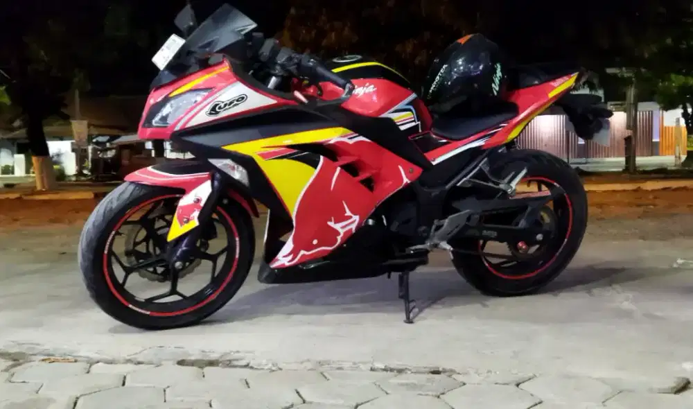 Motor rawatan sendiri, servis rutin kawasaki, kondisi masih jos gandos