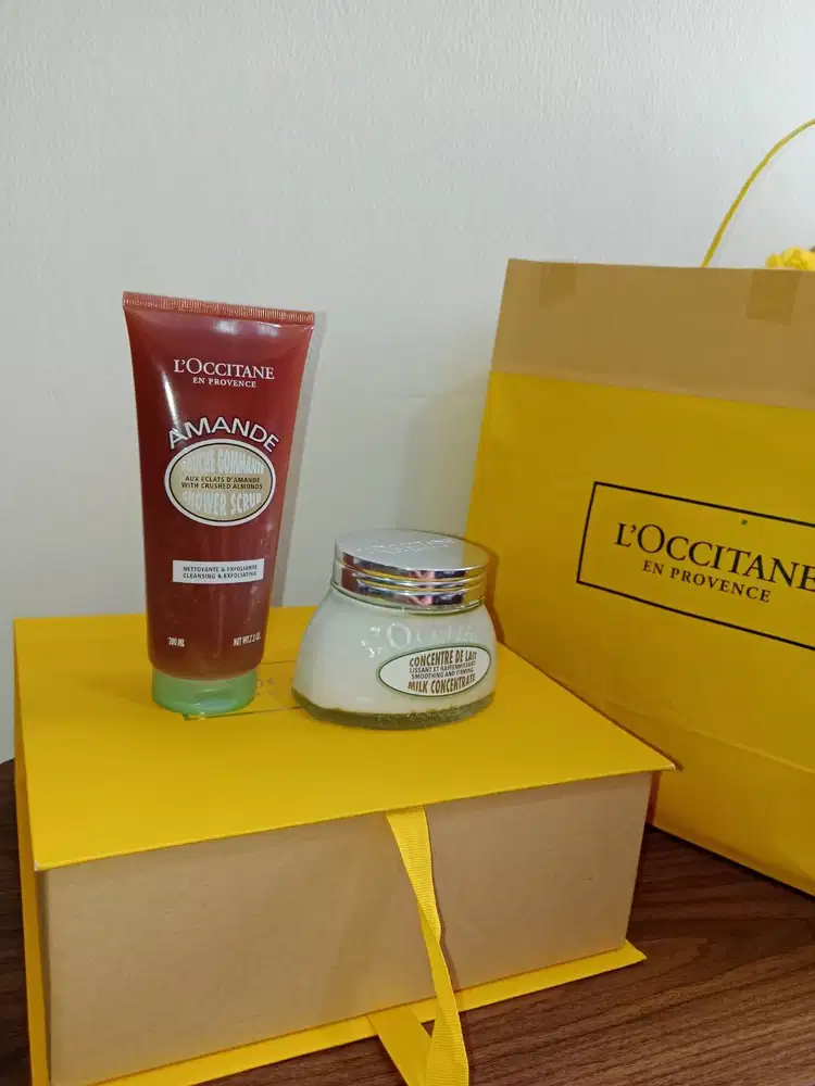 L’Occitane Amande Original Set – Scrub & Body Cream Luxury Gift