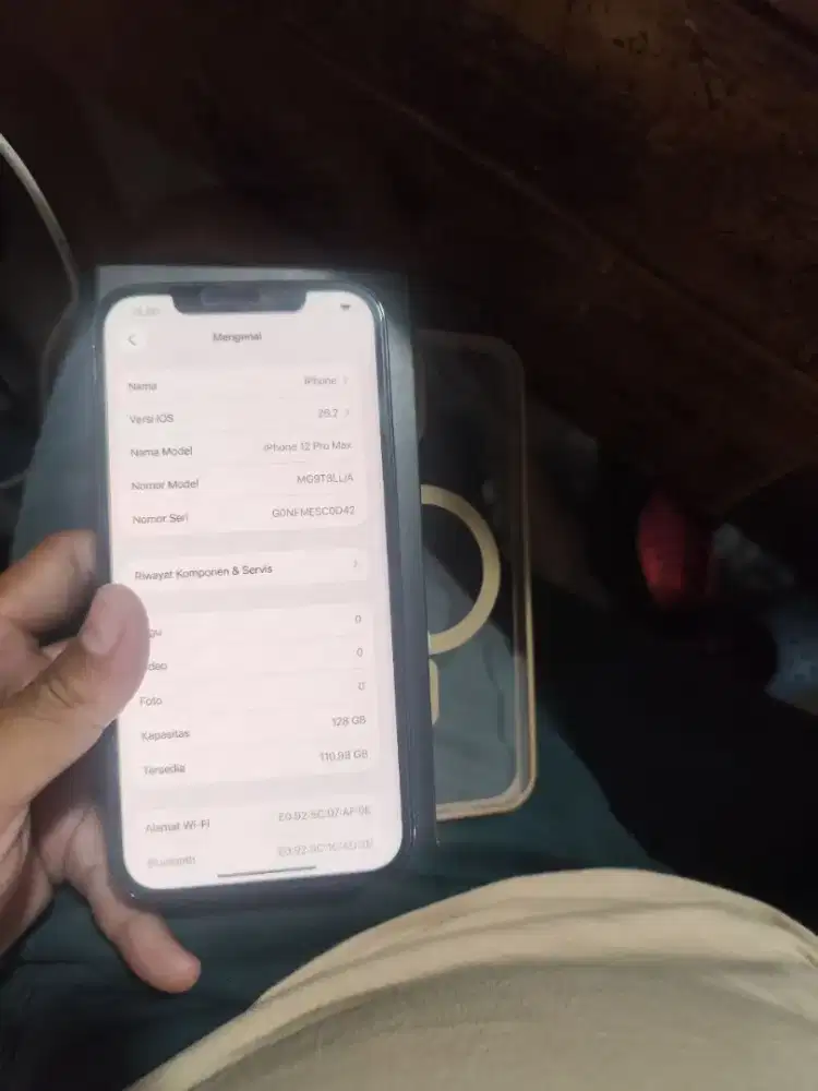 Iphone 12 Pro MaX 128Gb all operator bebas riset ios terbaru bs TT
