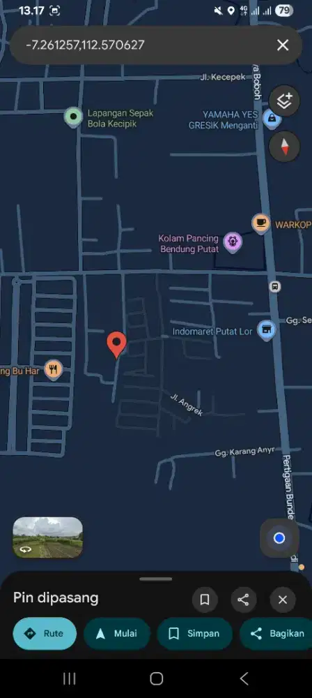 Jual tanah di menganti , nego sampai deal