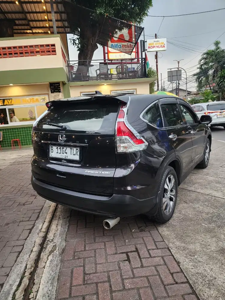 Honda CRV 2.4 prestige at metic Tahun 2014 coklat tua metalik  genap