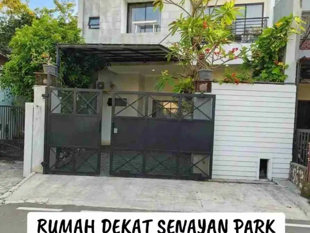 JUAL CEPAT MURAH RUMAH DEKAT SENAYAN PARK KONDISI BAGUS
