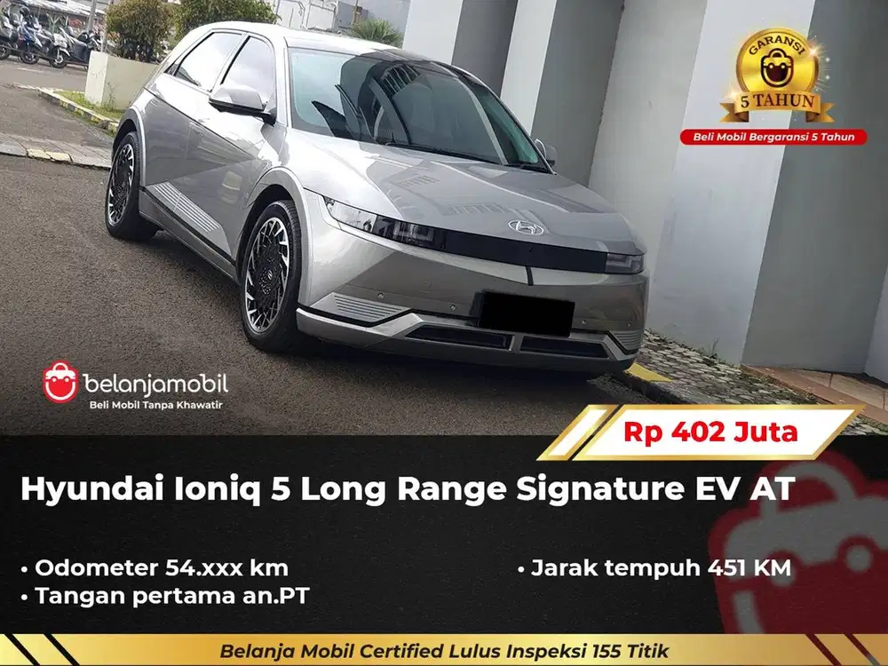 [ TGN PERTAMA ] Hyundai Ioniq 5 Long Range Signature EV 2023/2024