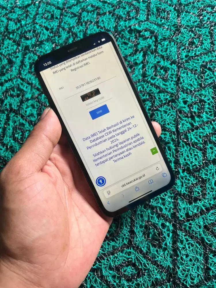 IPHONE 12 PRO 256 GB EX RESMI BEACUKAI