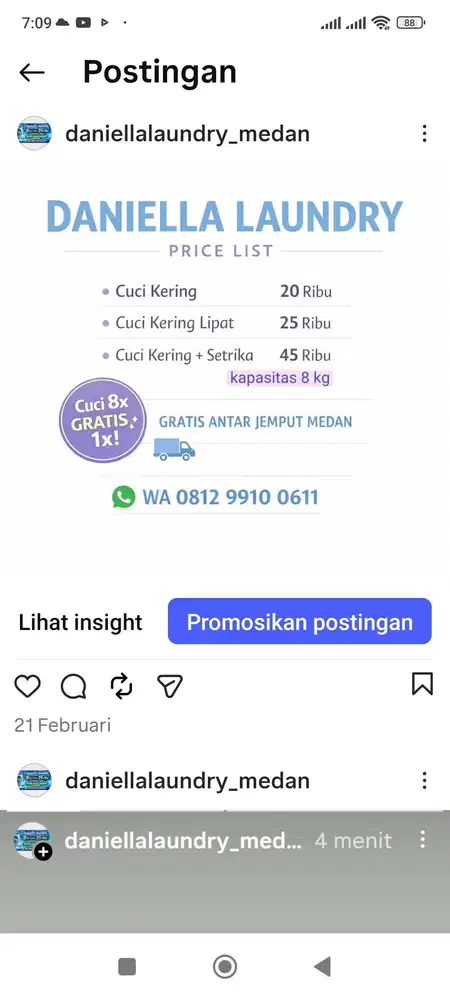 Kerja sama bagi komisi Bisnis Laundry