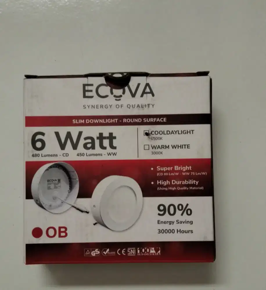 Led Ecova 6W Putih