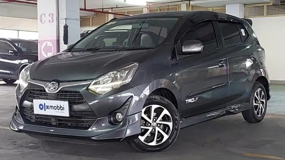 DP MURAH Toyota Agya 1.2 G TRD Sportivo Bensin-AT 2019 Abu-Abu CUAYD