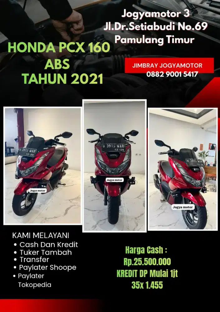 A_Honda PCX 160 ABS Tahun 2021
