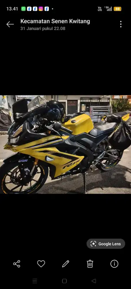 Dijual yamaha r15 v3