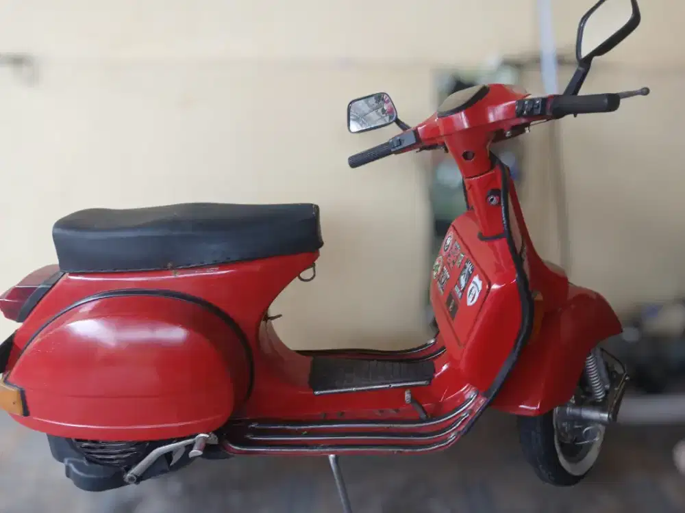 Jual cepet Vespa P 150 Strada AOM ss komplit pajak off 2017