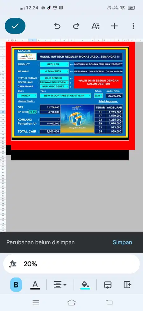 HARGA PROMO HONDA BEAT ECO THN 2018 (SPAYLATER/CC/KREDIVO)