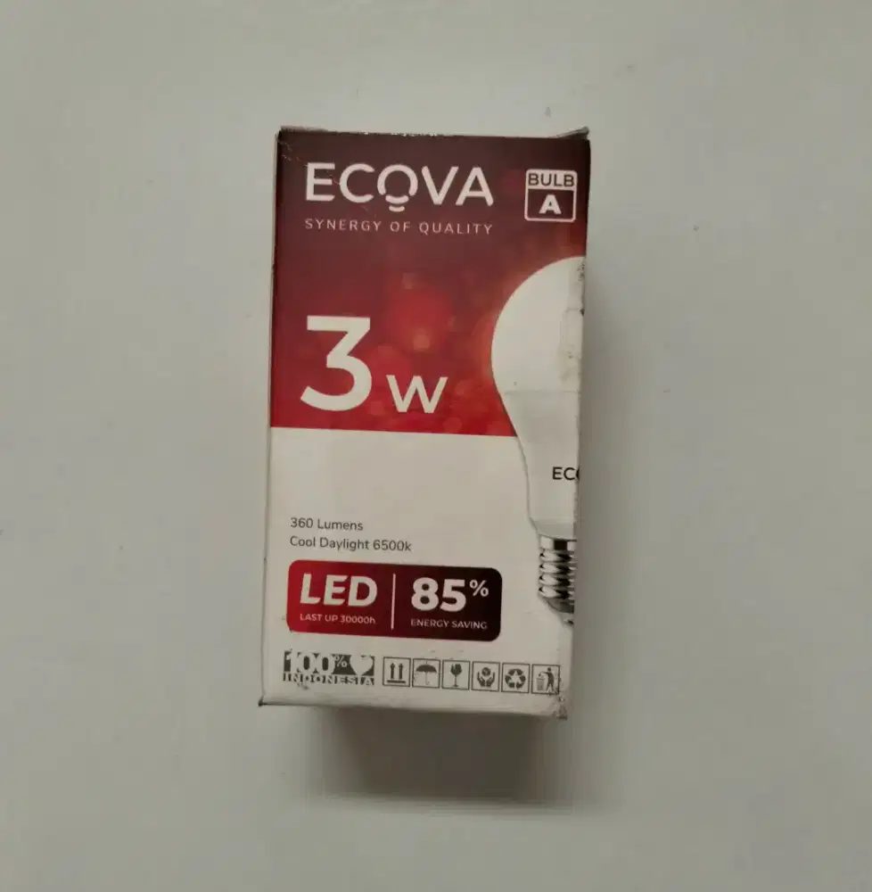 Lampu Bohlam Ecova 3W White