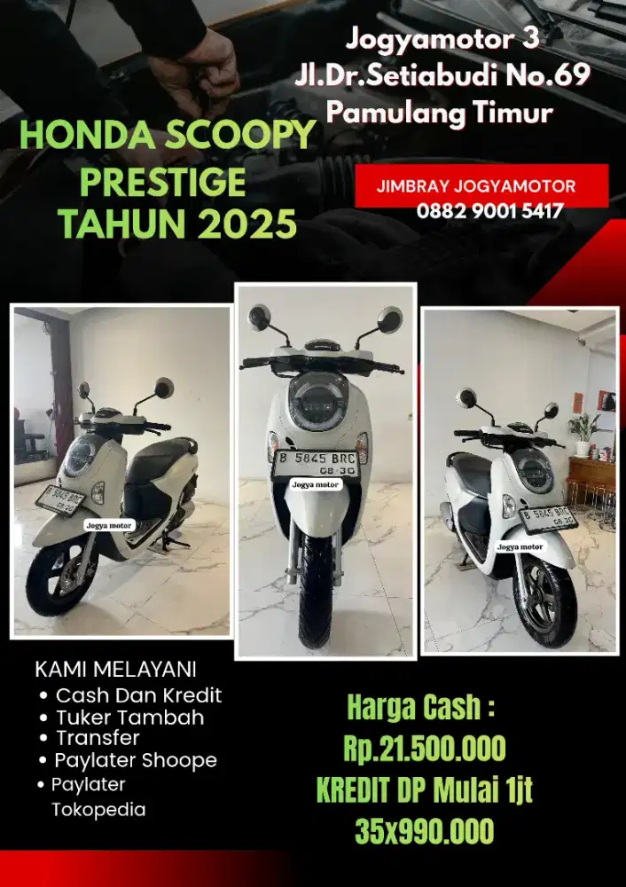 A_Honda Scoopy Prestige Tahun 2025