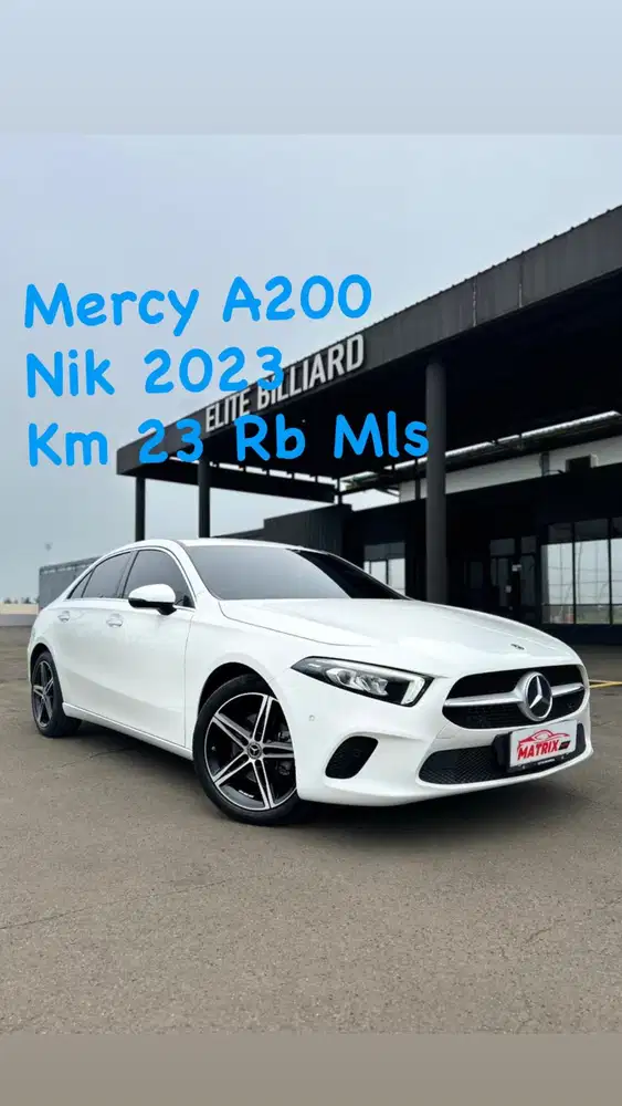 Mercy A200 Nik 2023 Black on black Siap pakai
