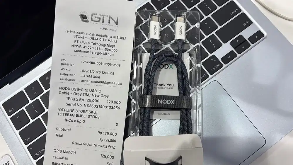 Kabel C to C merk NODX