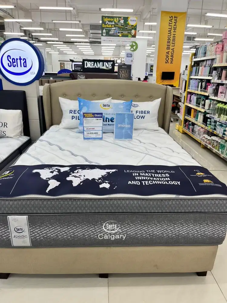 SERTA QUEEN MATTRESS 160 X 200 CM CALGARY M23