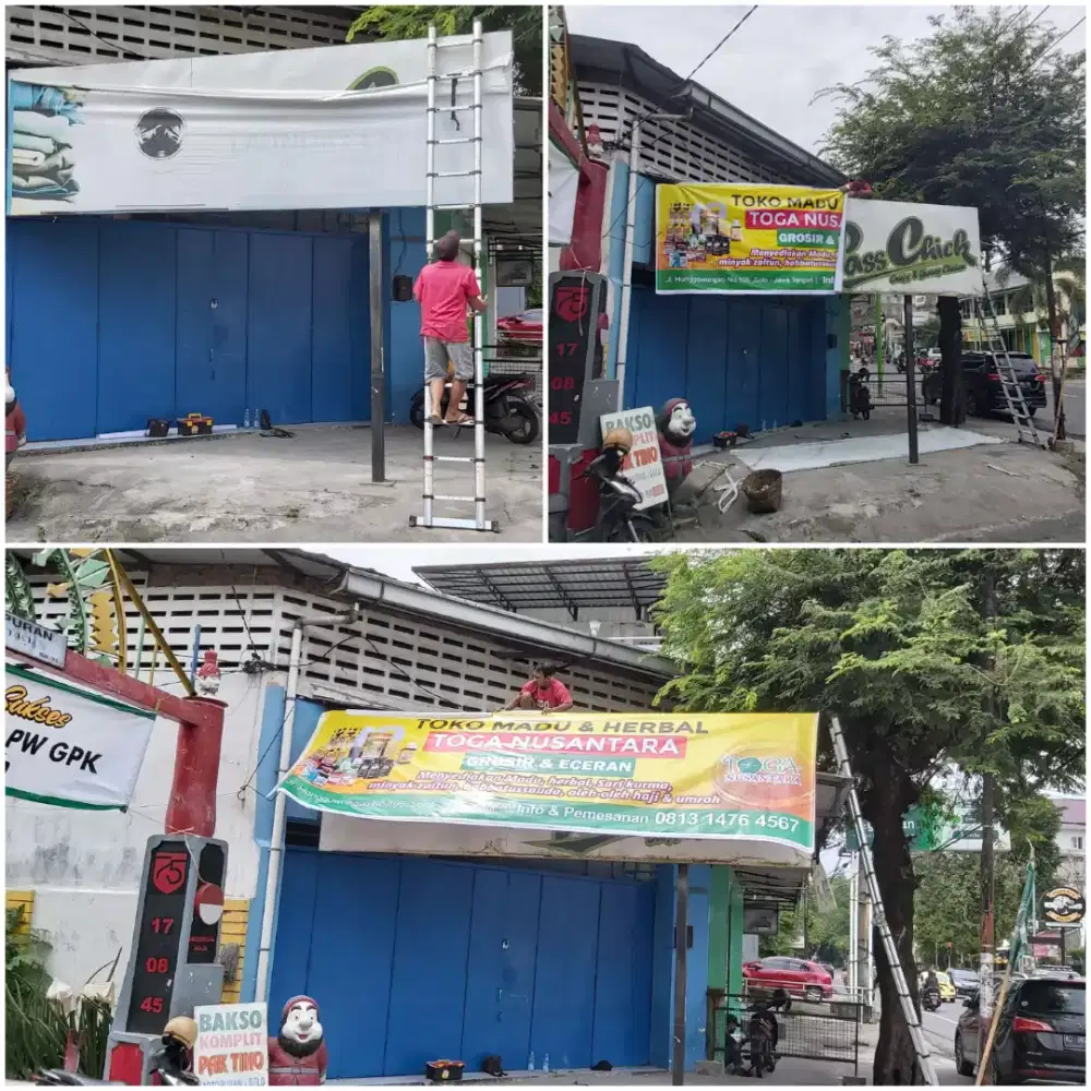 Papan Nama Plang Kantor Toko dan Tempat Usaha