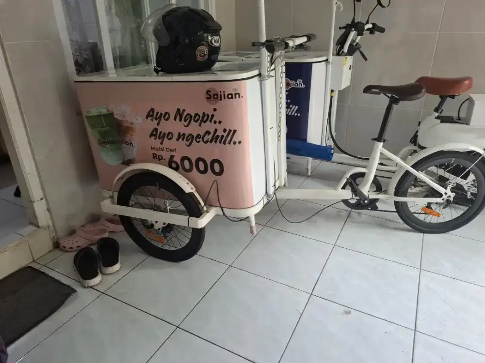 Dijual sepeda custom gerobak