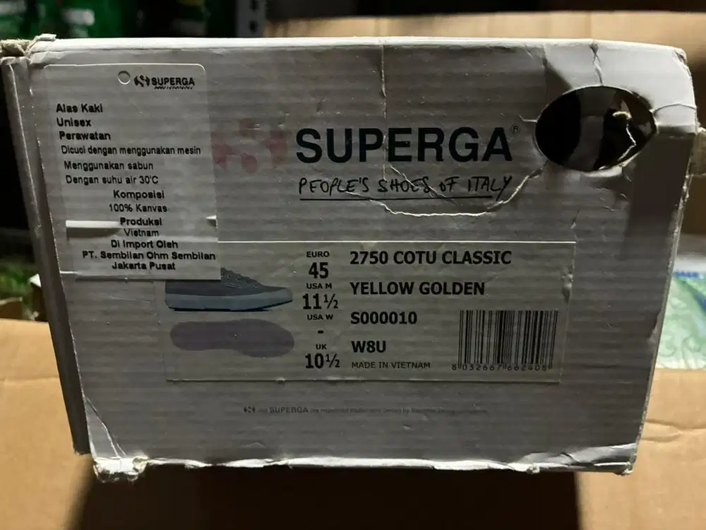 Superga yellow golden