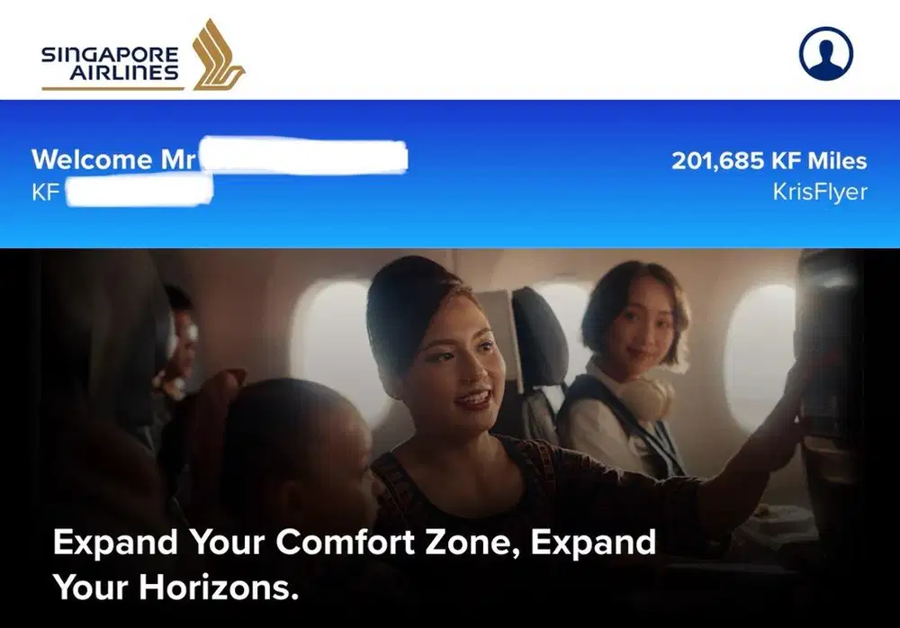 Tiket Singapore Airlines (KF Miles)