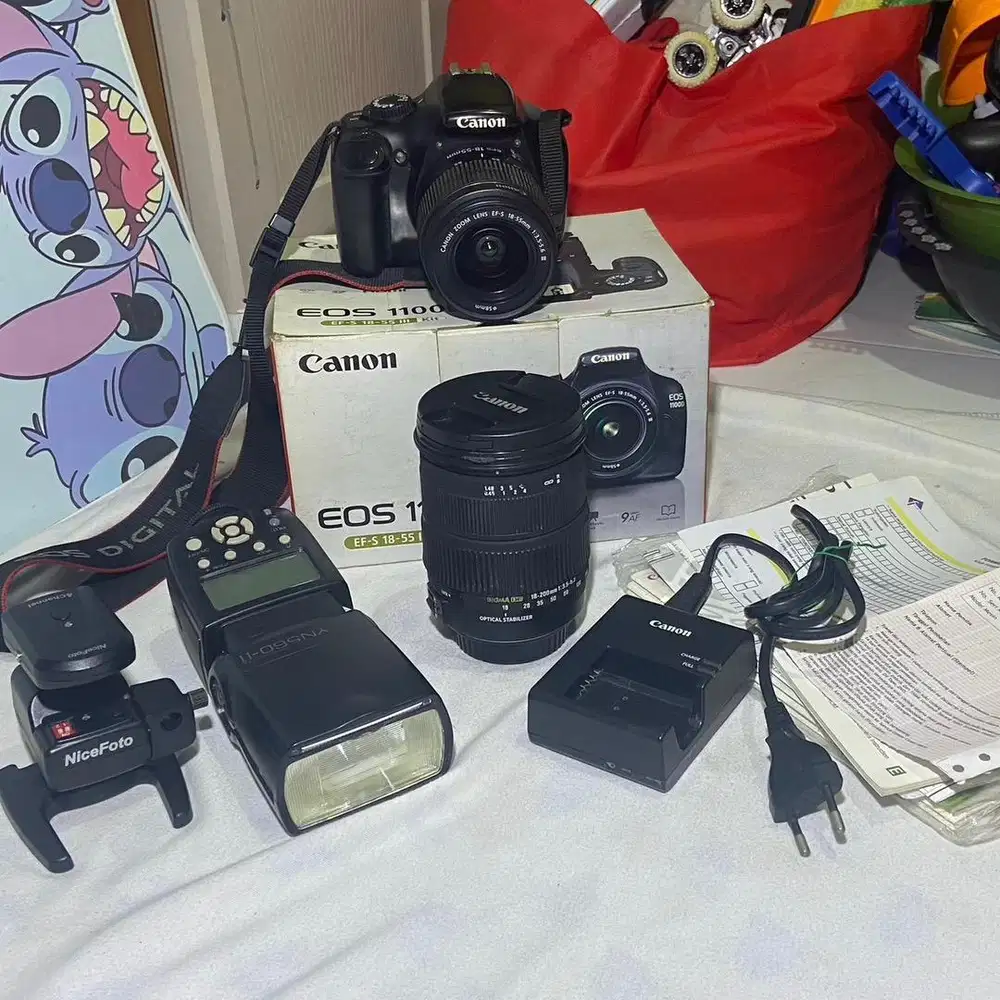 Kamera canon eos 1100d (sepaket)