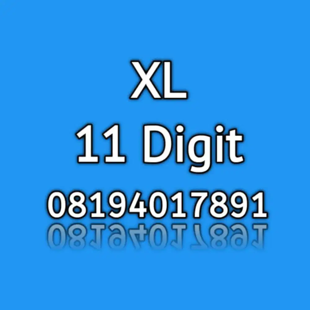 nomor cantik XL 11 digit angka cantik