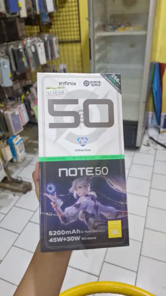 New : Note 50 8+8/256 4G plus murah
