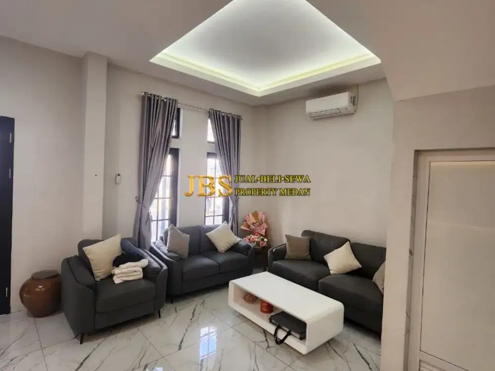 JUAL CEPAT! Rumah Hook Fullly Furnished di The Marriot Villas Jalan Pembangunan - Amir Hamzah