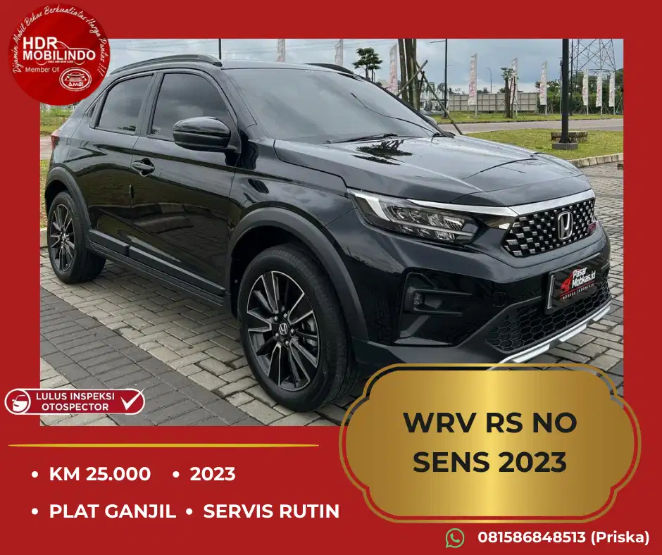 WRV RS NO SENS AT MATIC 2023 GANJIL