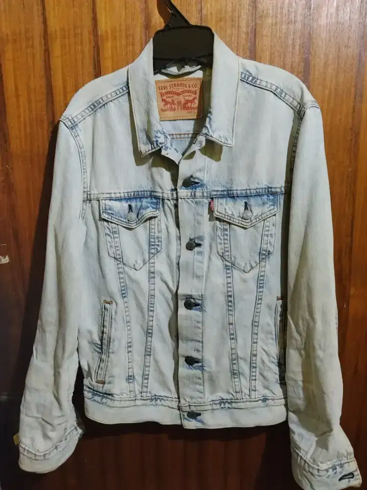 Jaket Levis Type 3 Denim Jeans Original Blue Washed