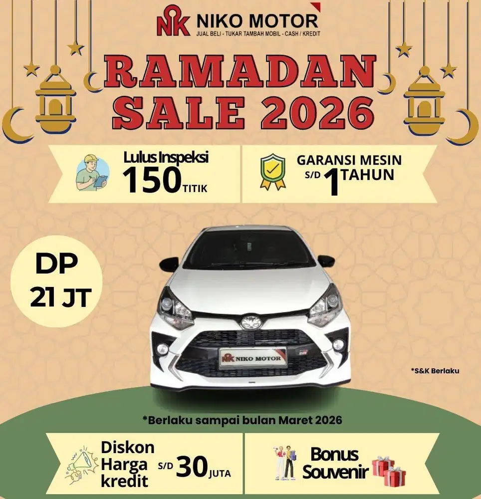 (ANTIK KM21RB) AGYA GR SPORT 2022 AT : 2021|2023