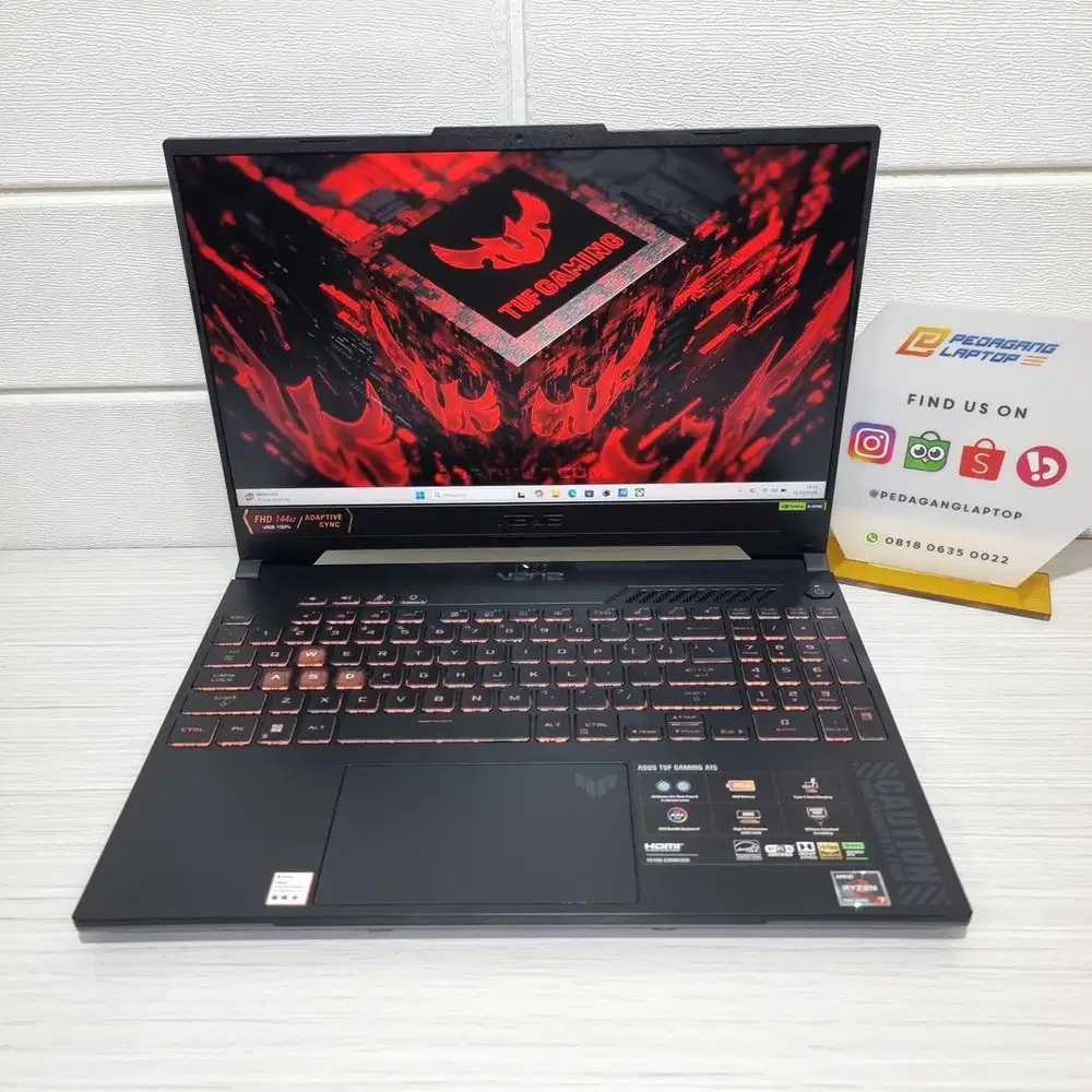 Asus Tuf Gaming A15 FA507NUR RYZEN 7-7435HS 16/512GB RTX 4050 Garansi
