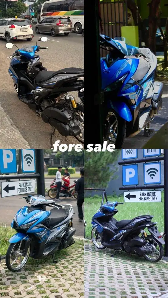 Di jual motor aerox old tahun 2019