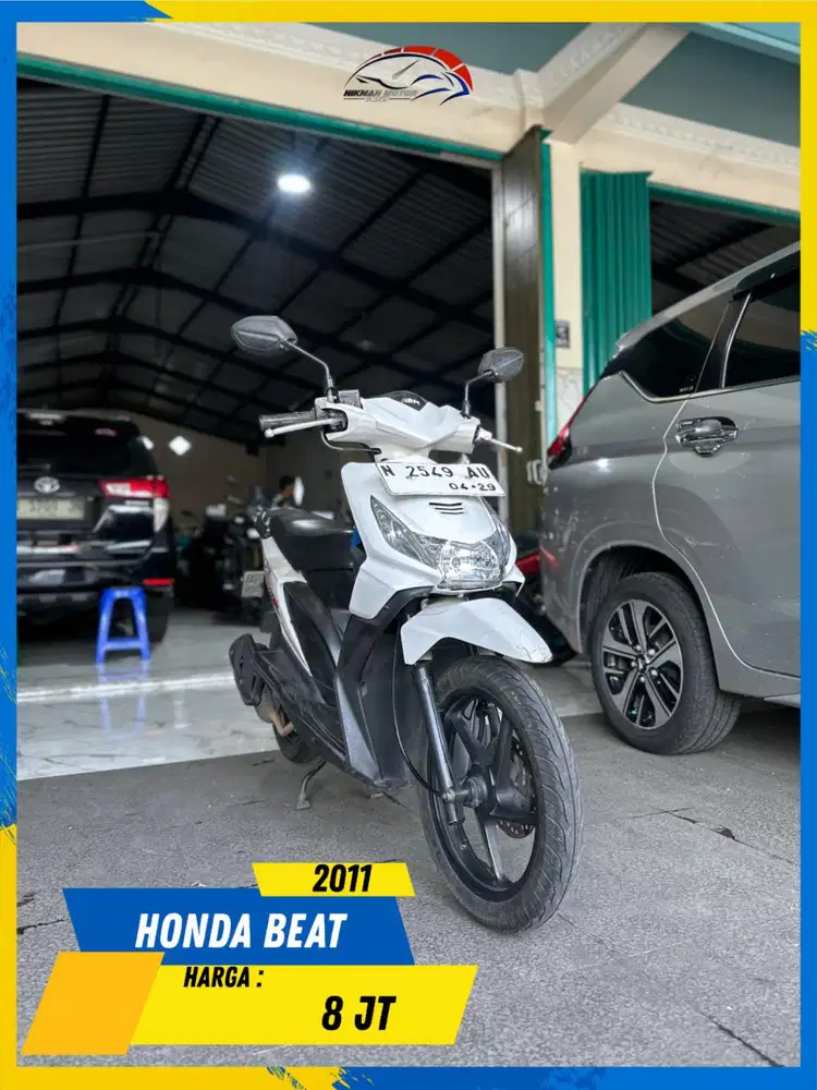 HONDA BEAT 2011 MURAH POLL MASZEEHH HIKMAH MOTOR KEPUH MALANG