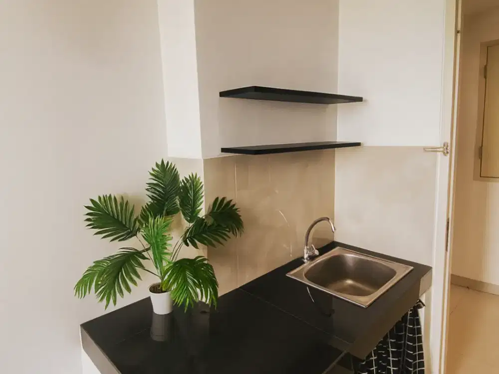 FREE IPL Seumur Hidup Studio Semi Furnish Serpong Garden Apartemen