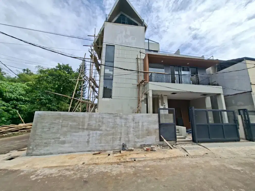 DIJUAL RUMAH CANTIK SIAP HUNI DI CINERE DALAM PROSES FINISHING- DEPOK