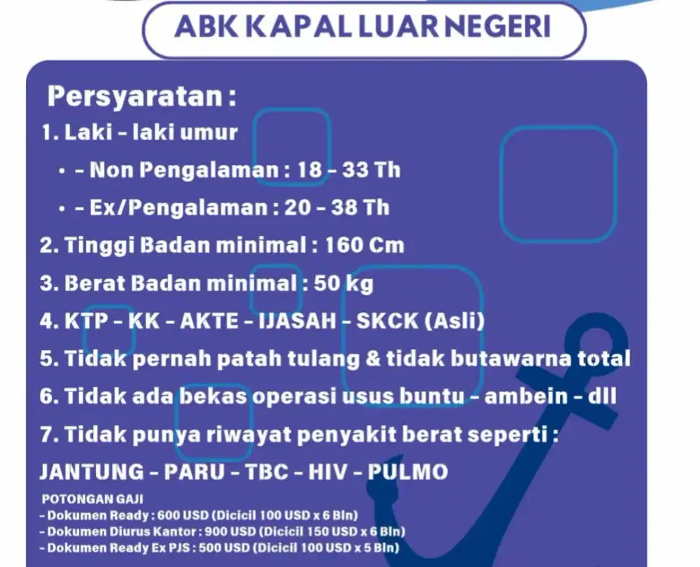 ABK RESMI KAPAL LUAR NEGERI
