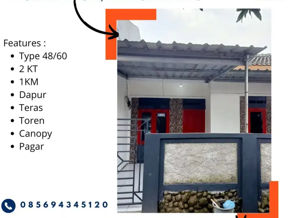 Rumah dijual MURAH SIAP HUNI, DI TRIRAKSA 1-TIGARAKSA