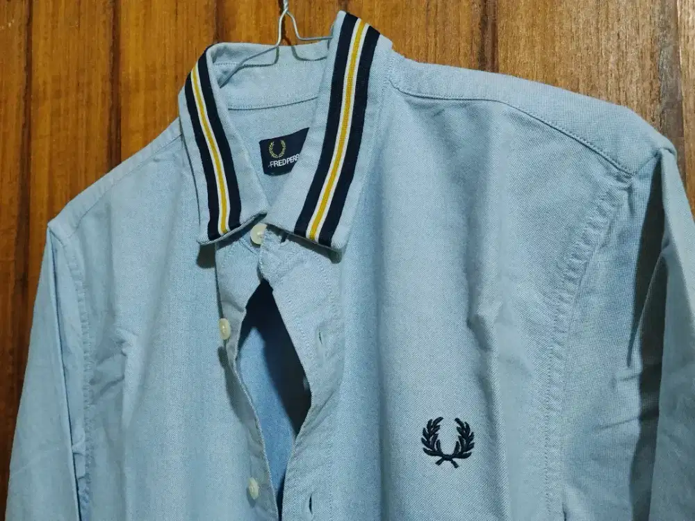 Kemeja Fred Perry Oxford Shirt Original