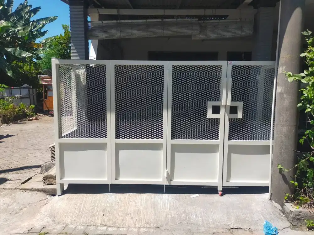 Pasang pager gerbang rumah murah, model beragam