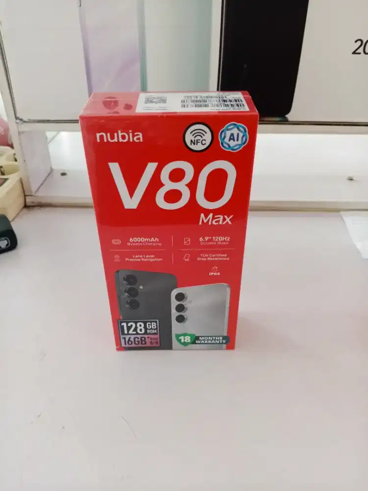 Nubia V80 Max Ram 8+8 16gb Rom 256