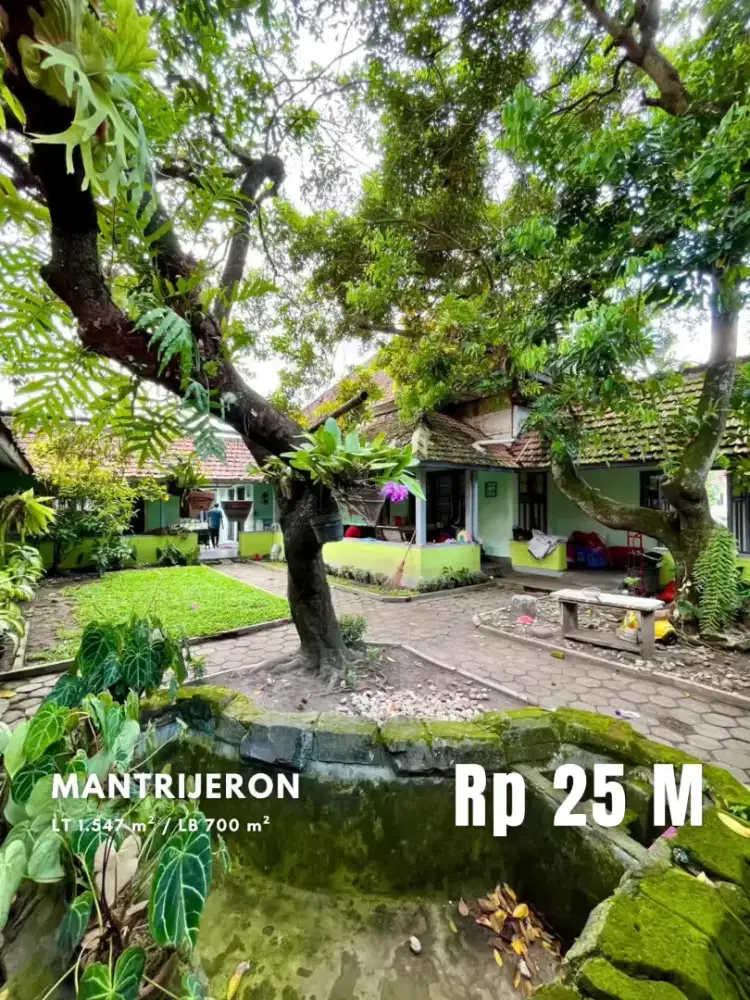 Dijual Rumah Klasik Kolonial di Pusat Kota Jogja