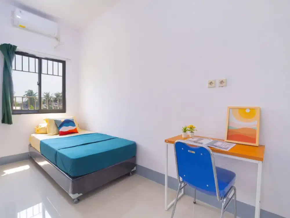 Sewa Kost AbdiHome Kost Kalideres Mutiara Pratama 4 Tipe Single Bed Jendela Keluar